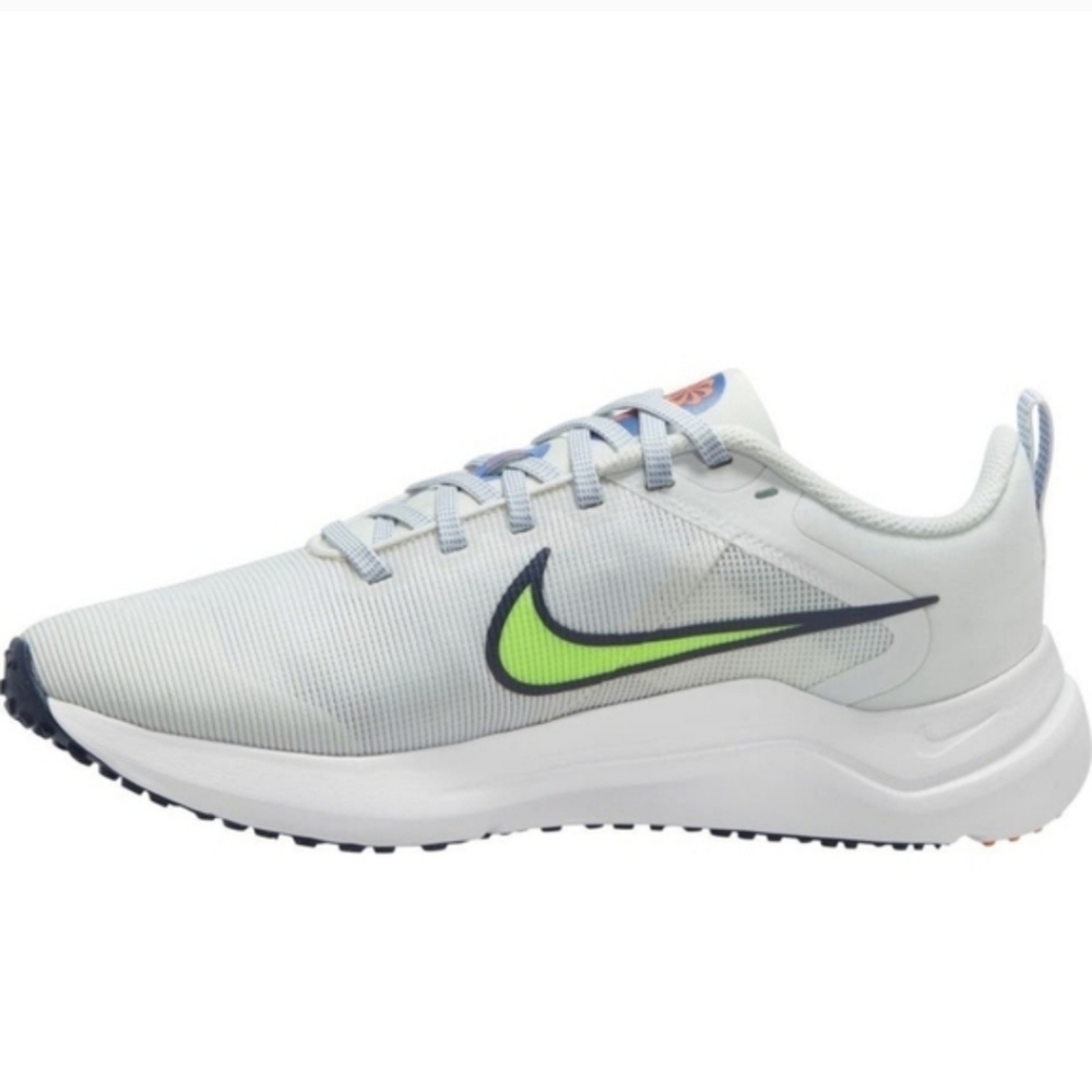 Nike Downshifter 12 Summit White Lime Blast Running Shoes NIB Womens Size 12 - Picture 7 of 7